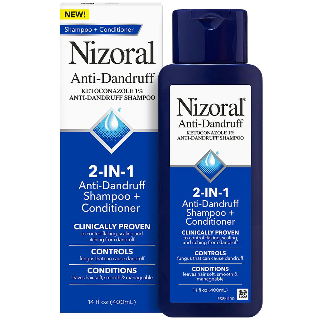 Nizoral Anti-Dandruff Shampoo with 1% Ketoconazole, Fresh Scent, 7 Fl Oz