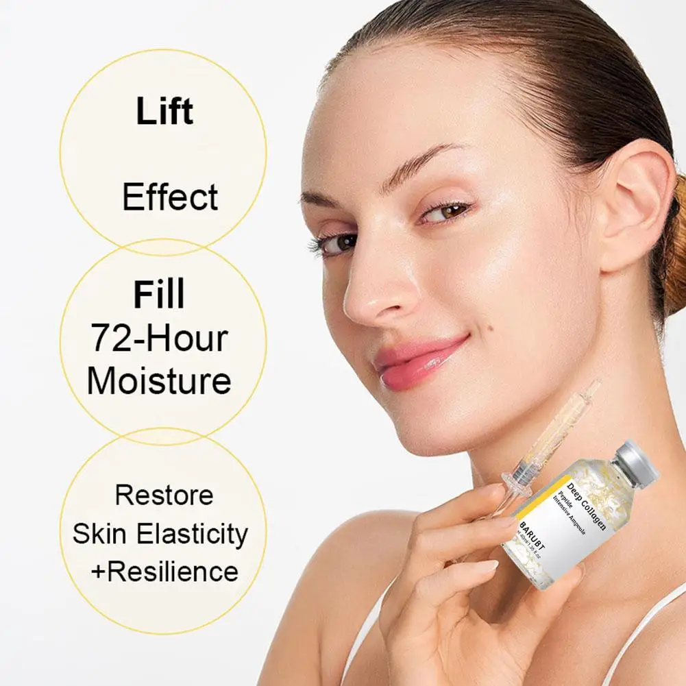 Korean Silk Collagen Essence Serum Deep Peptide Intensive Revitalizing Face Cream Anti-Wrinkle Firming Lifting Skin Care 40ml - Image 6