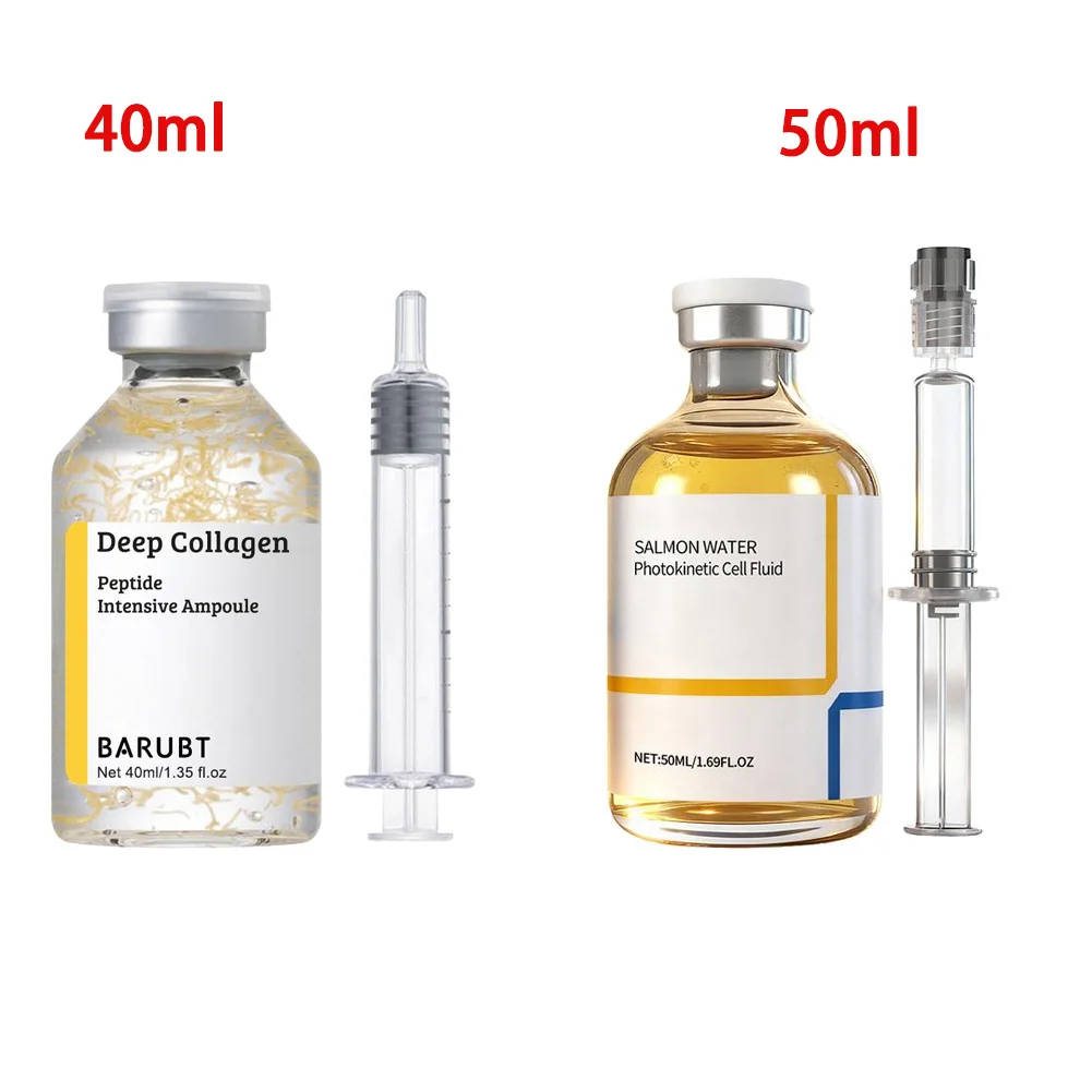 Korean Silk Collagen Essence Serum Deep Peptide Intensive Revitalizing Face Cream Anti-Wrinkle Firming Lifting Skin Care 40ml - Image 2